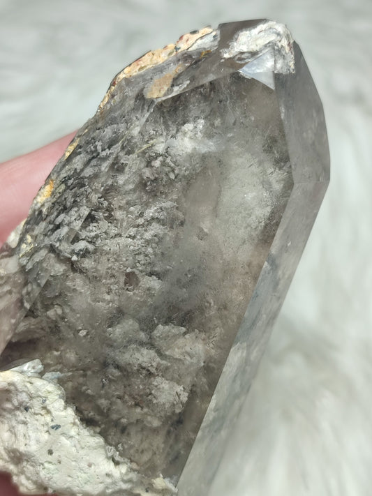 Punta cuarzo jardín n°58