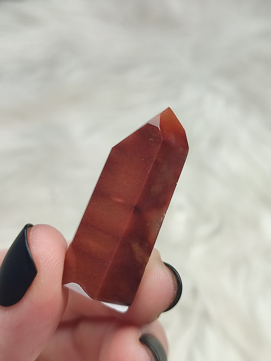 Punta cuarzo anfíbol n° 79