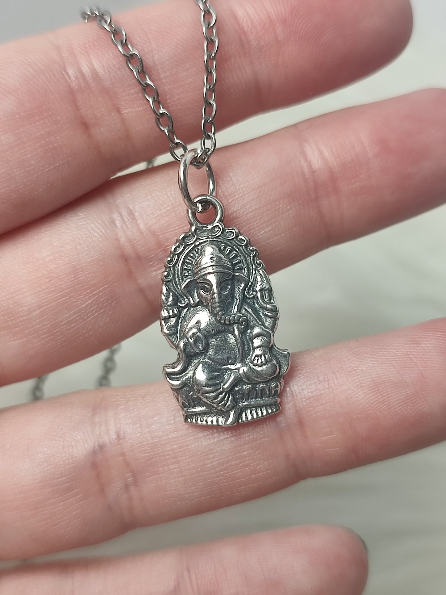 Colgante plata 925 Dios Ganesha