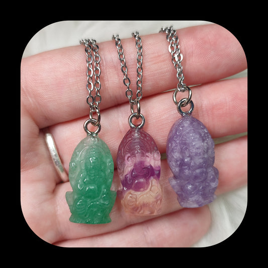 Collar acero Ganesha