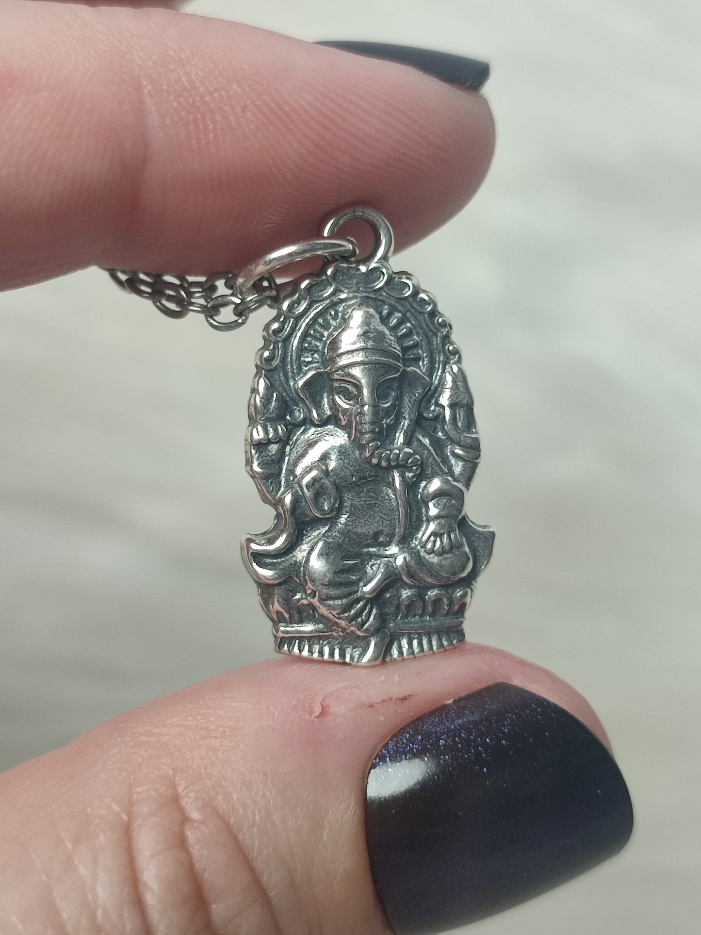 Colgante plata 925 Dios Ganesha