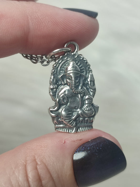 Colgante plata 925 Dios Ganesha