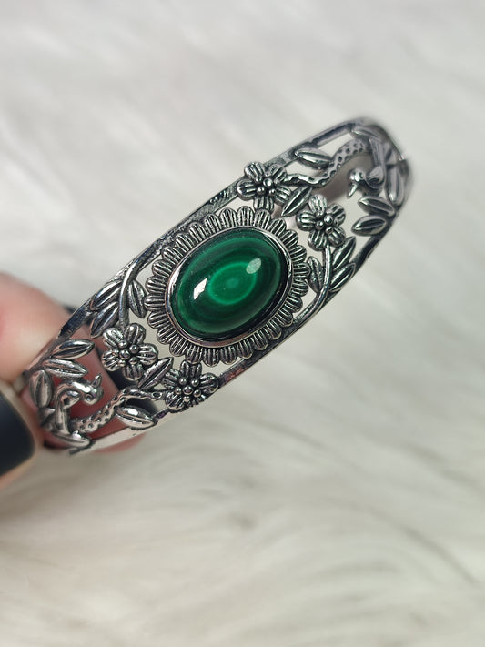 Brazalete ajustable con malaquita - n° 4