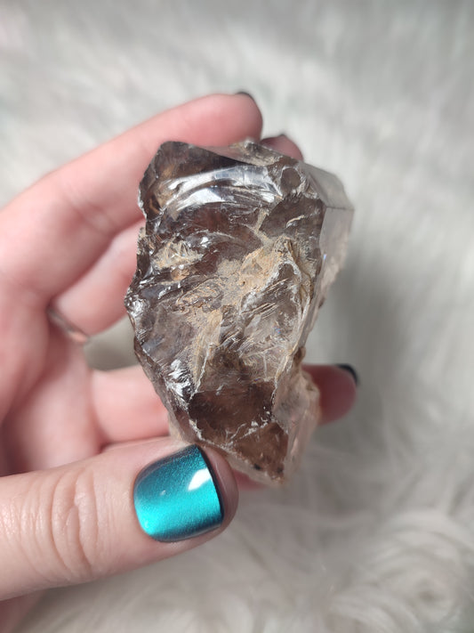 Cuarzo Esqueleto ahumado n° 135