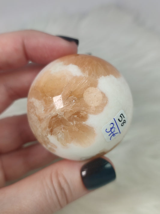 Esfera escolecita con estilbita - n° 58