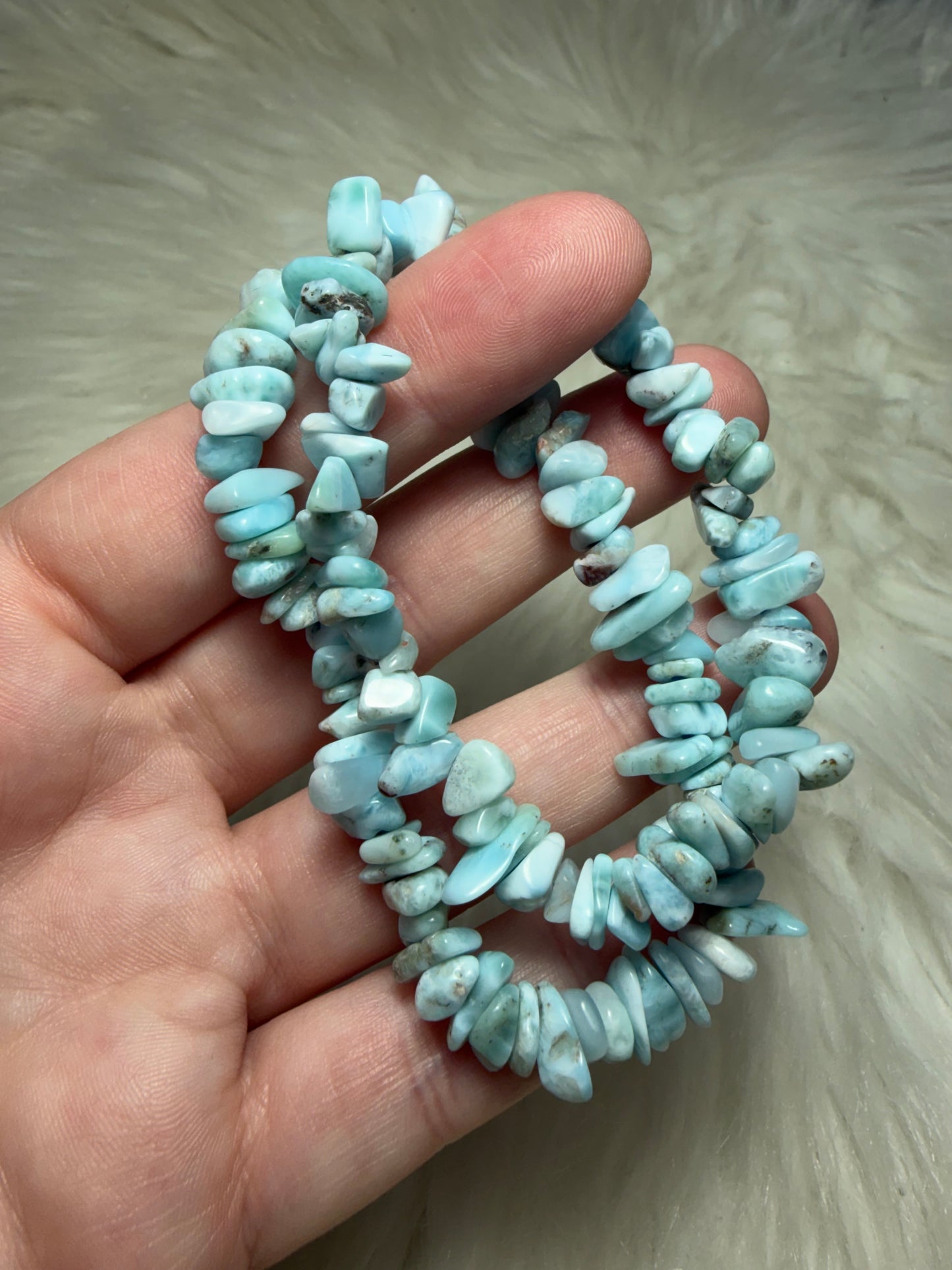 Pulsera larimar alta calidad