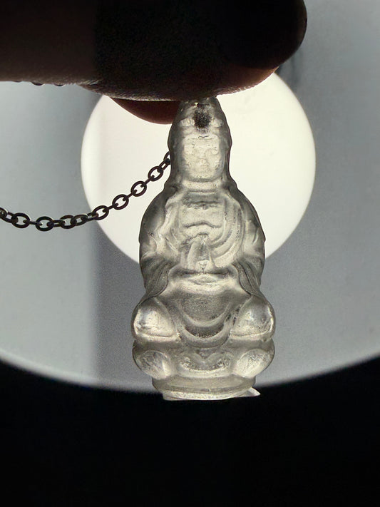 Collar Diosa Kwan Yin - Varios minerales
