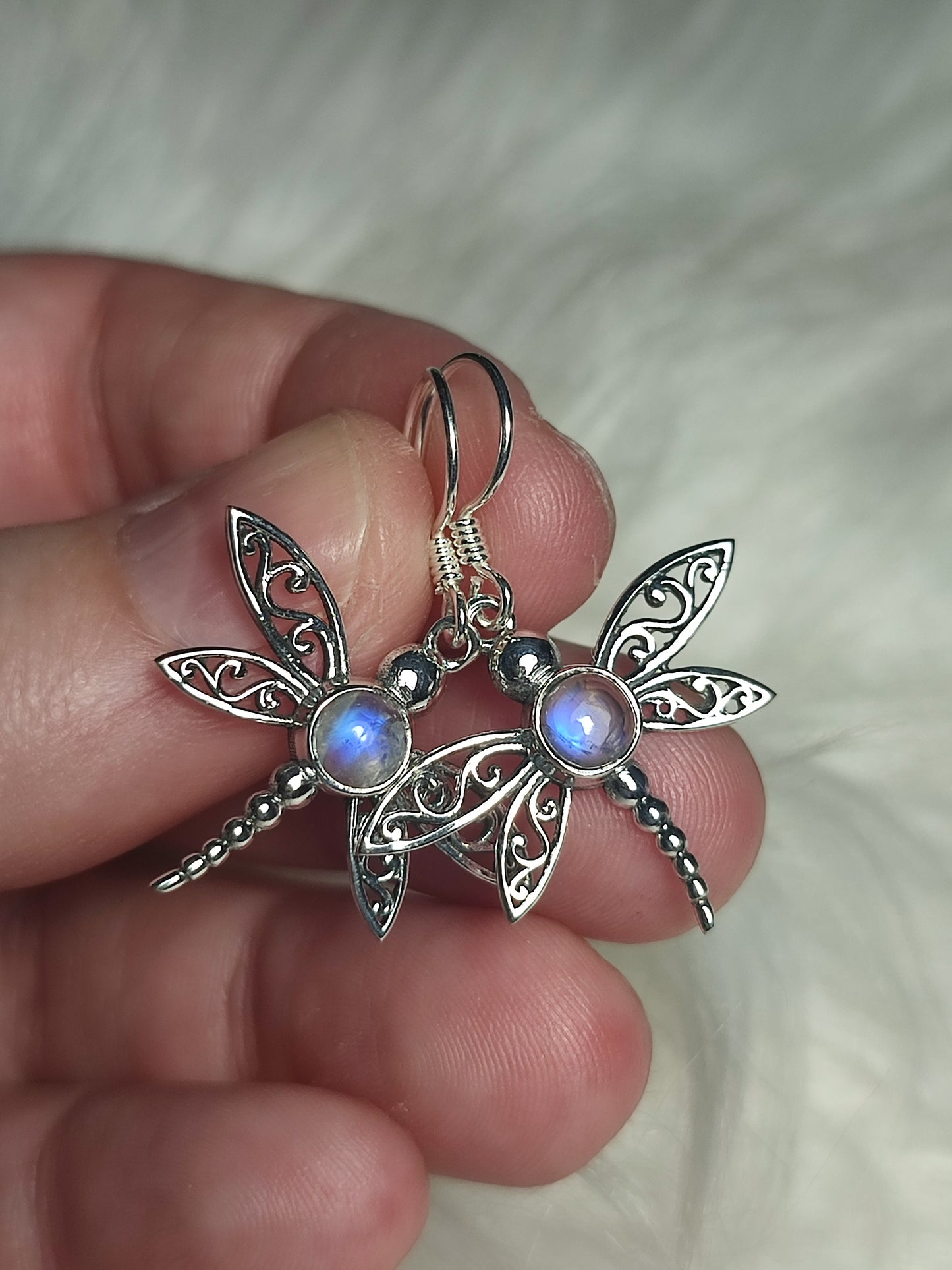 Pendientes plata 925 - Modelo Libélula