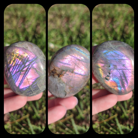 Rodado labradorita multicolor flash - Video