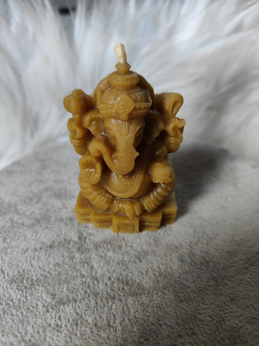 Vela De Miel Ganesha - 100% natural y hecha a mano