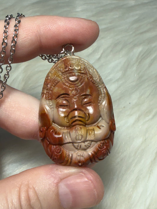 Collar Ágata Alasham Ganesha - Ganesh n°159