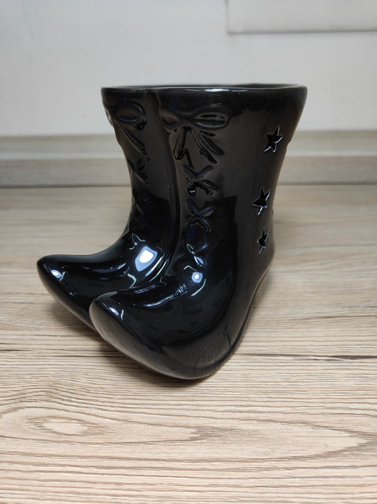 Quemador De Aceite/Cera Botas De Bruja