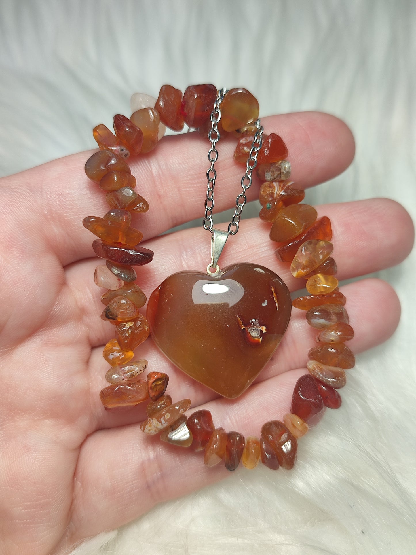 Conjunto colgante y pulsera