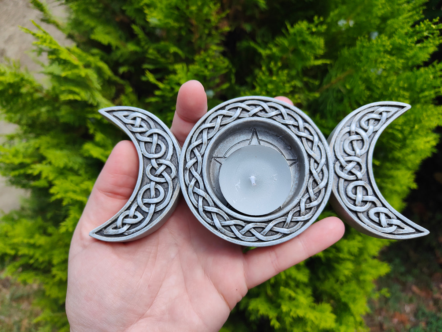 Porta velas Triple Diosa