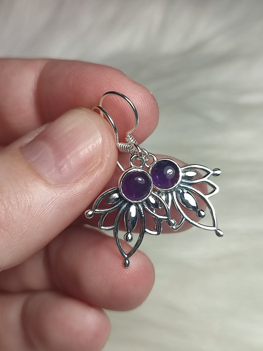 Pendientes plata 925 - Modelo Mandala