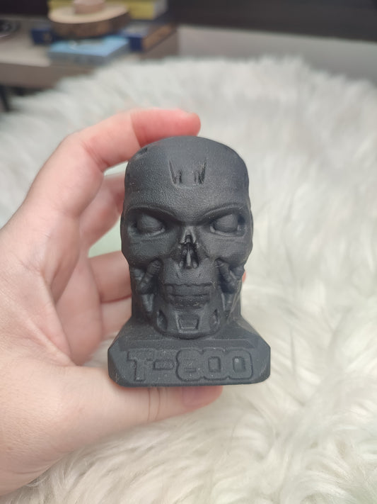 T-800 tallado en obsidiana mate - Terminator