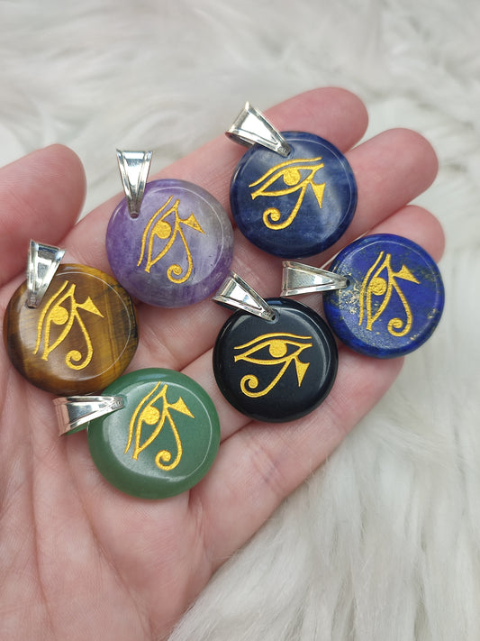 Colgante plata de ley 925 - ojo Ra