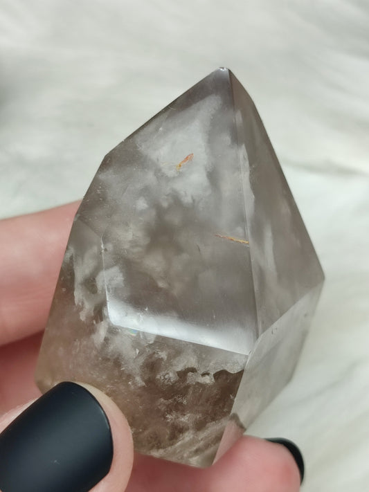 Punta cuarzo fantasma con niebla n°39