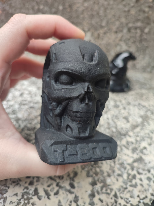 T-800 tallado en obsidiana mate - Terminator