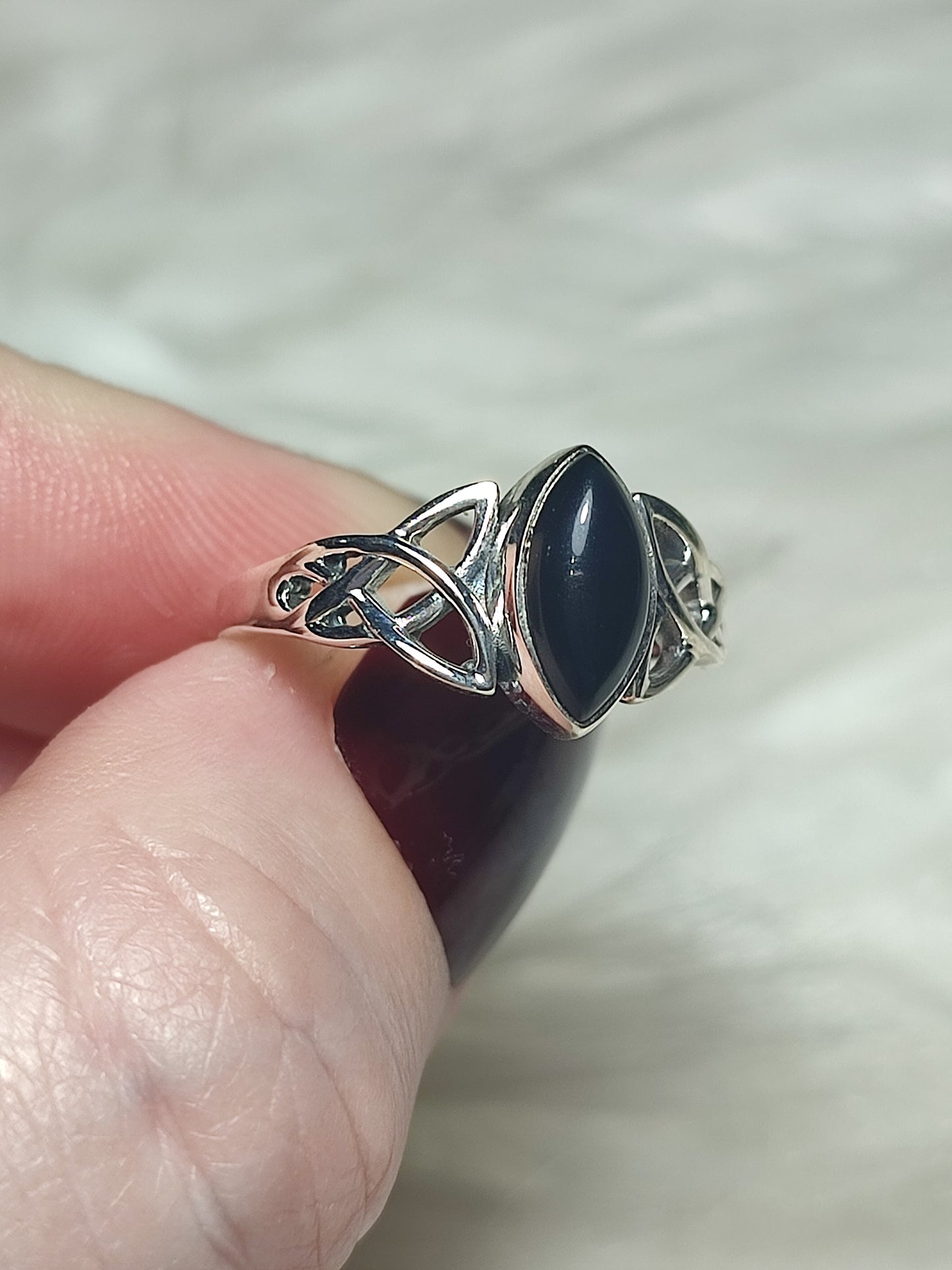 Anillo plata 925 Modelo Nudo Celta Ajustable