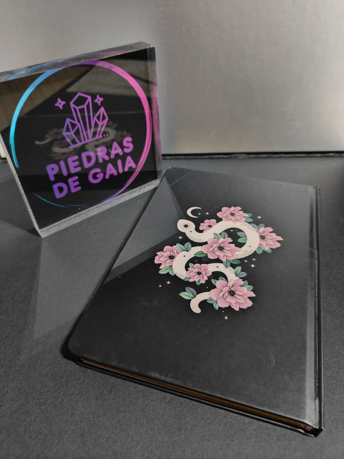 Libreta Serpiente Floral