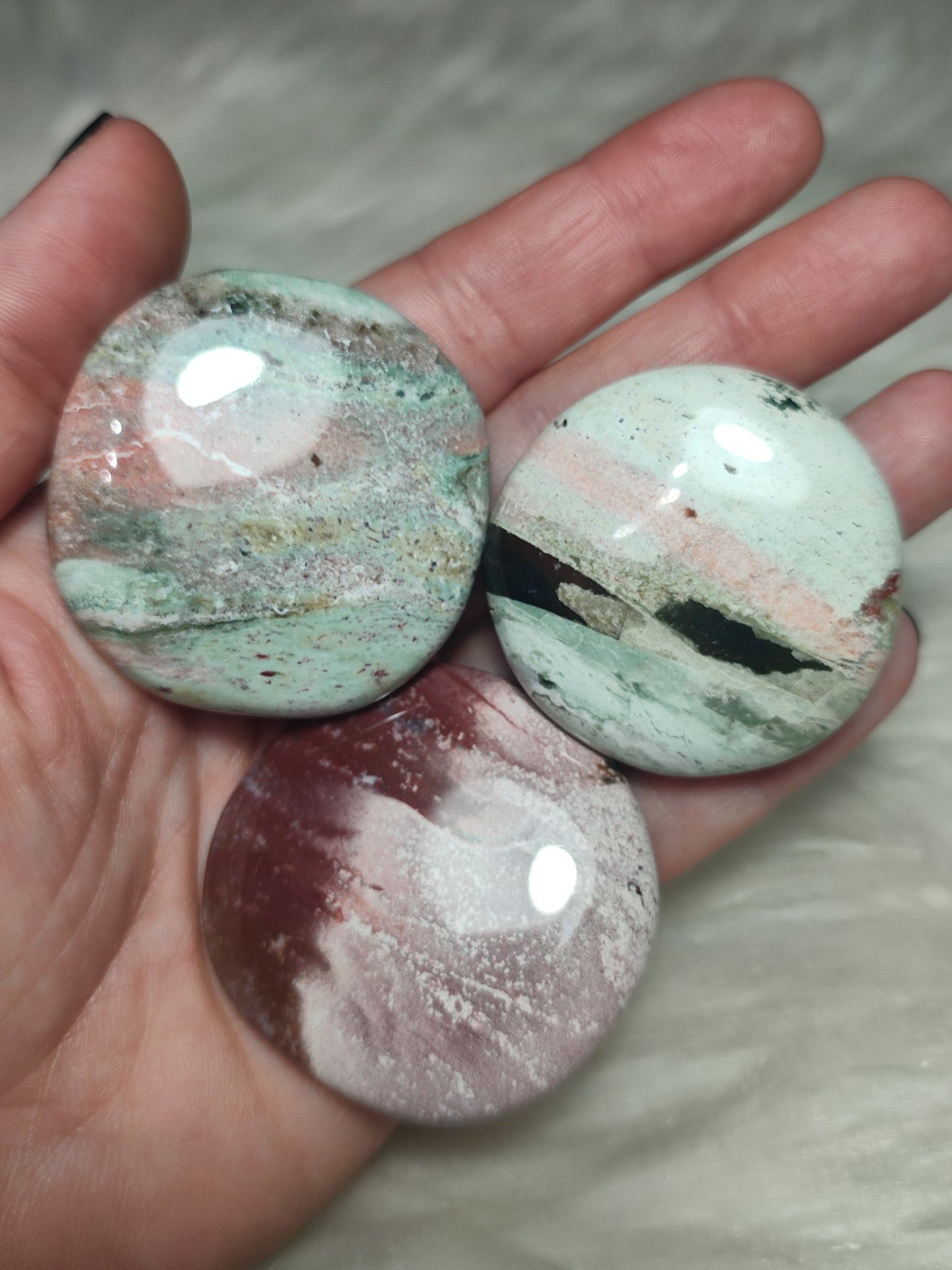 Rodado plano jaspe unicornio