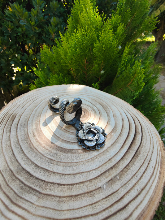 Peana Metal Serpiente