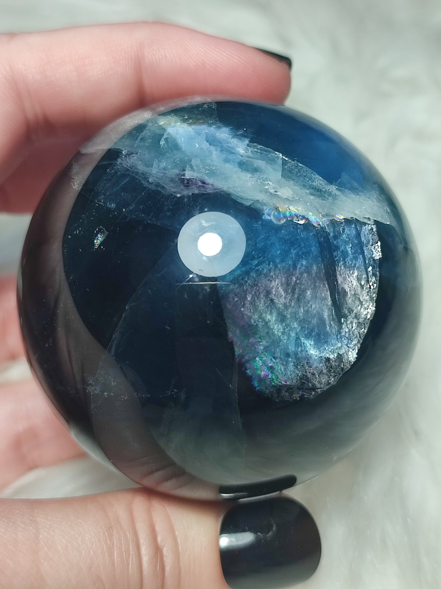 Espera fluorita azul de alta calidad n° 84