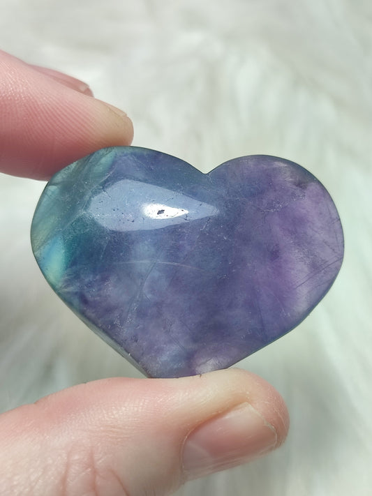 Corazón flúorita n°69