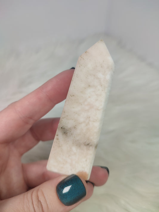 Punta escolecita con estilbita - n° 77