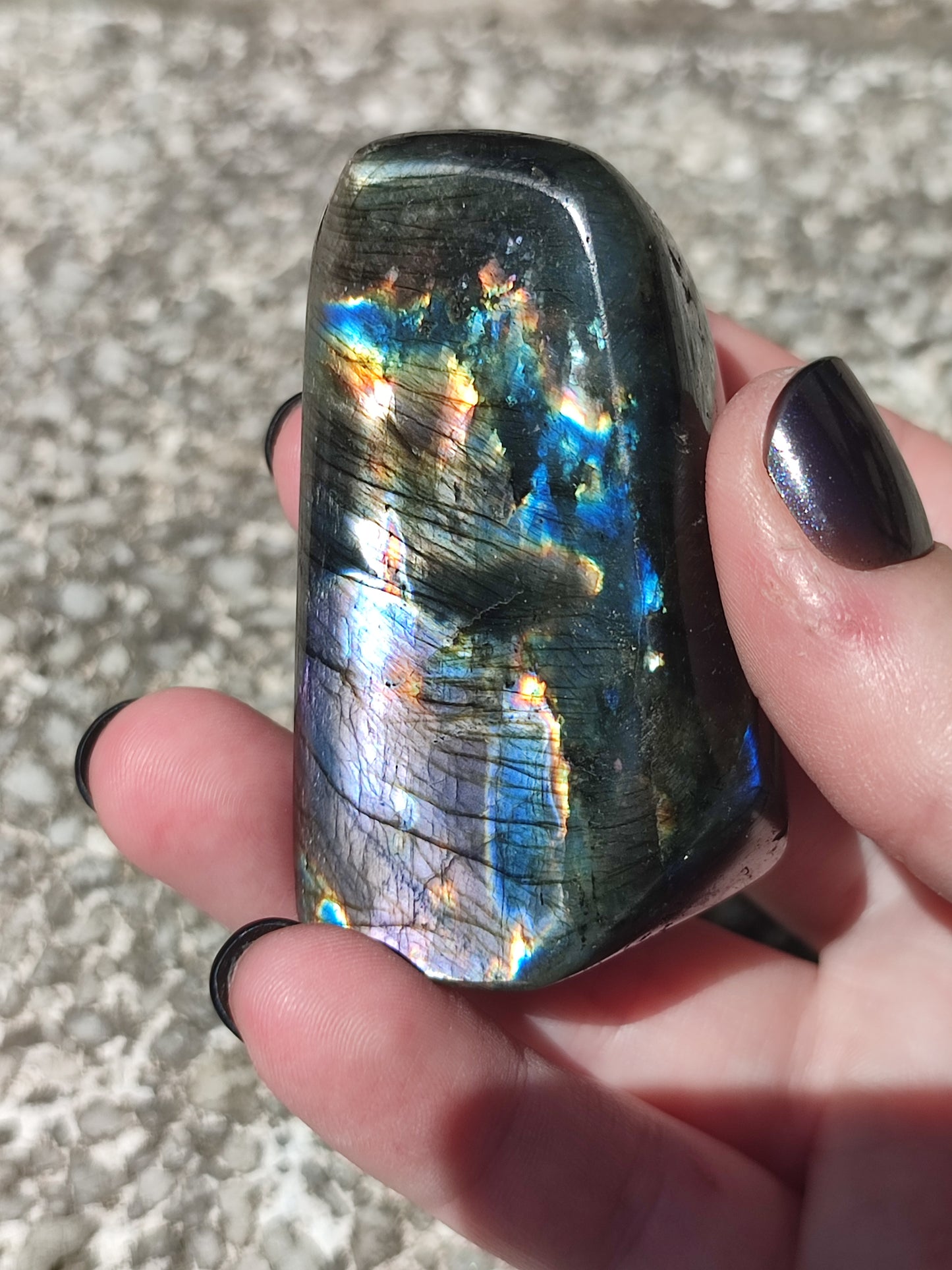 Monolito labradorita flash Espectrolita - Ver video