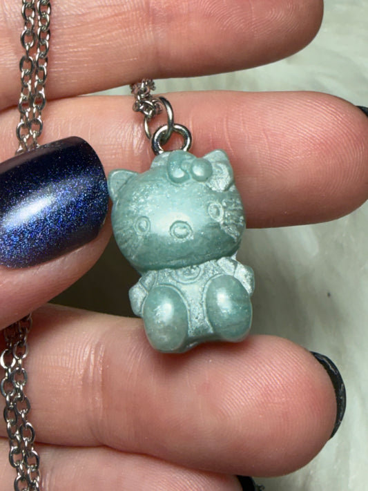 Collar Kitty amazonita n° 97