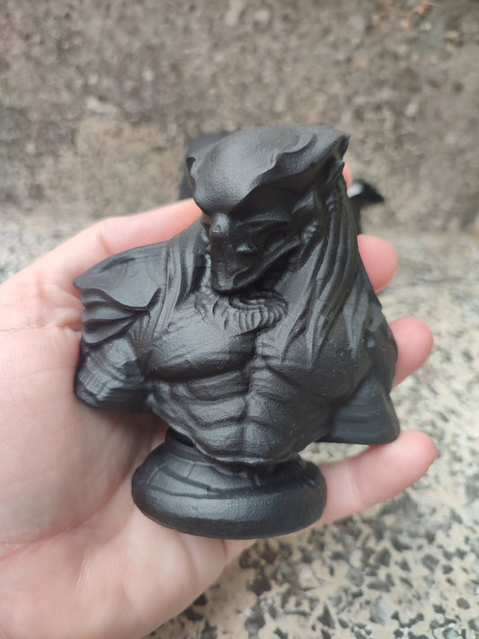 Predator en obsidiana negra acabo mate