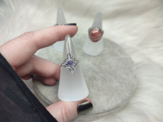 Dedal de selenita - limpia y recarga