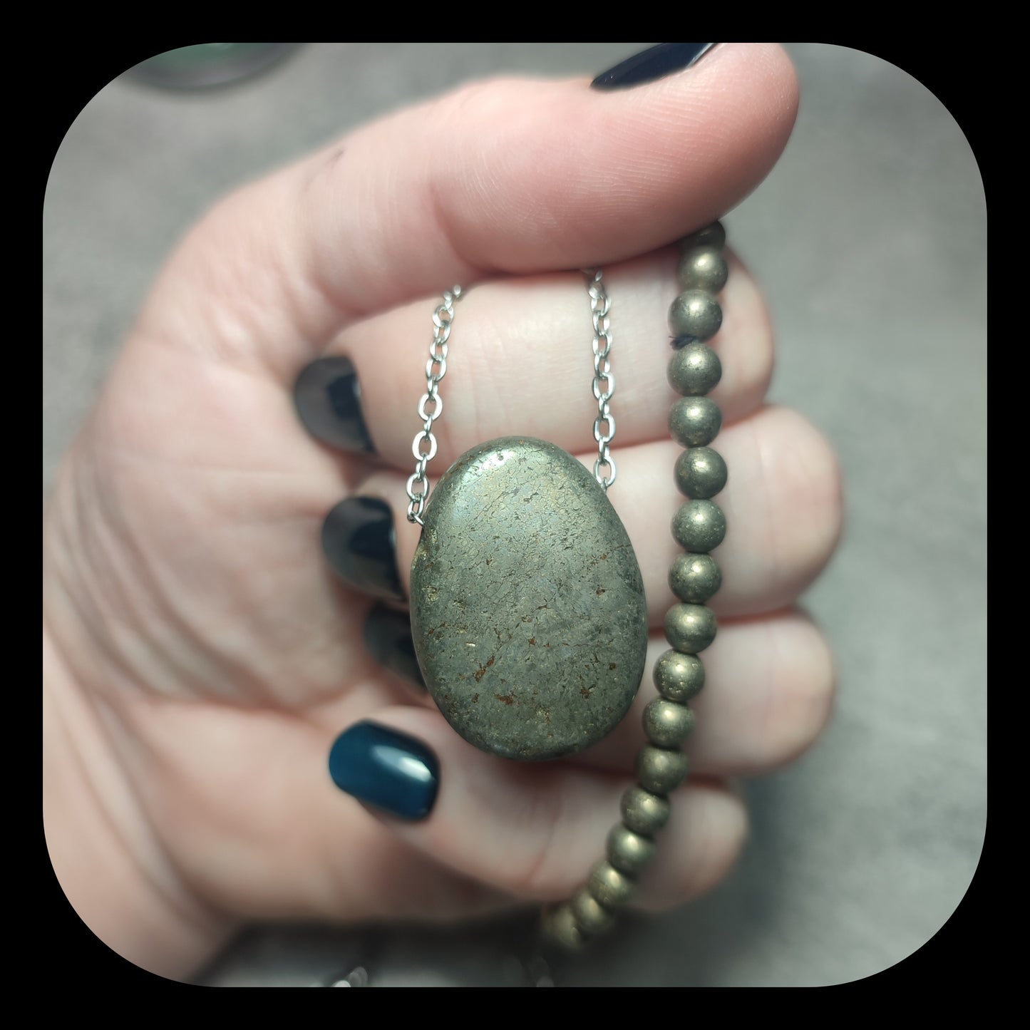 Conjunto colgante y pulsera pirita - Abundancia