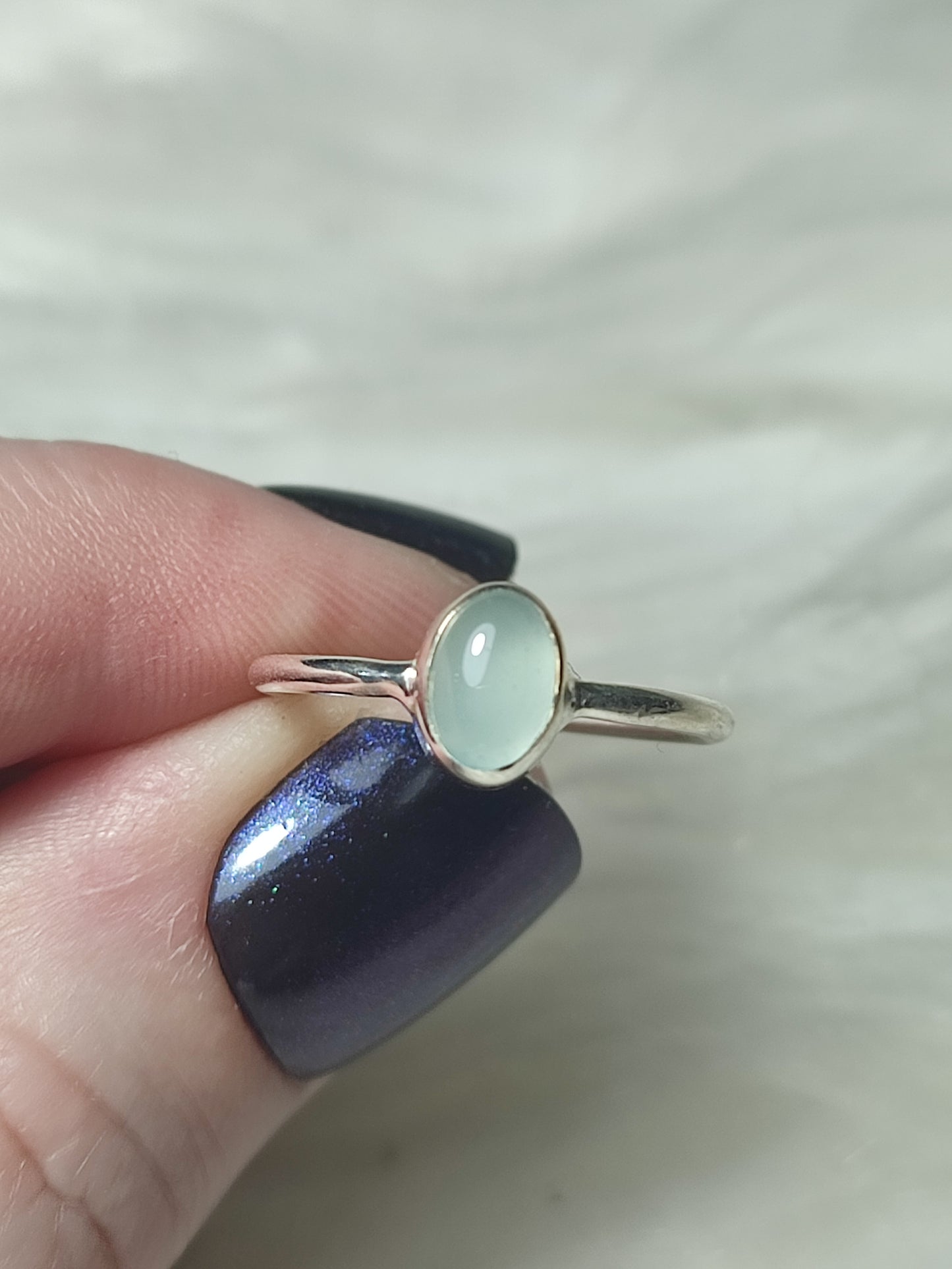 Anillo plata 925 con mineral 16.50 mm - Leer descripción