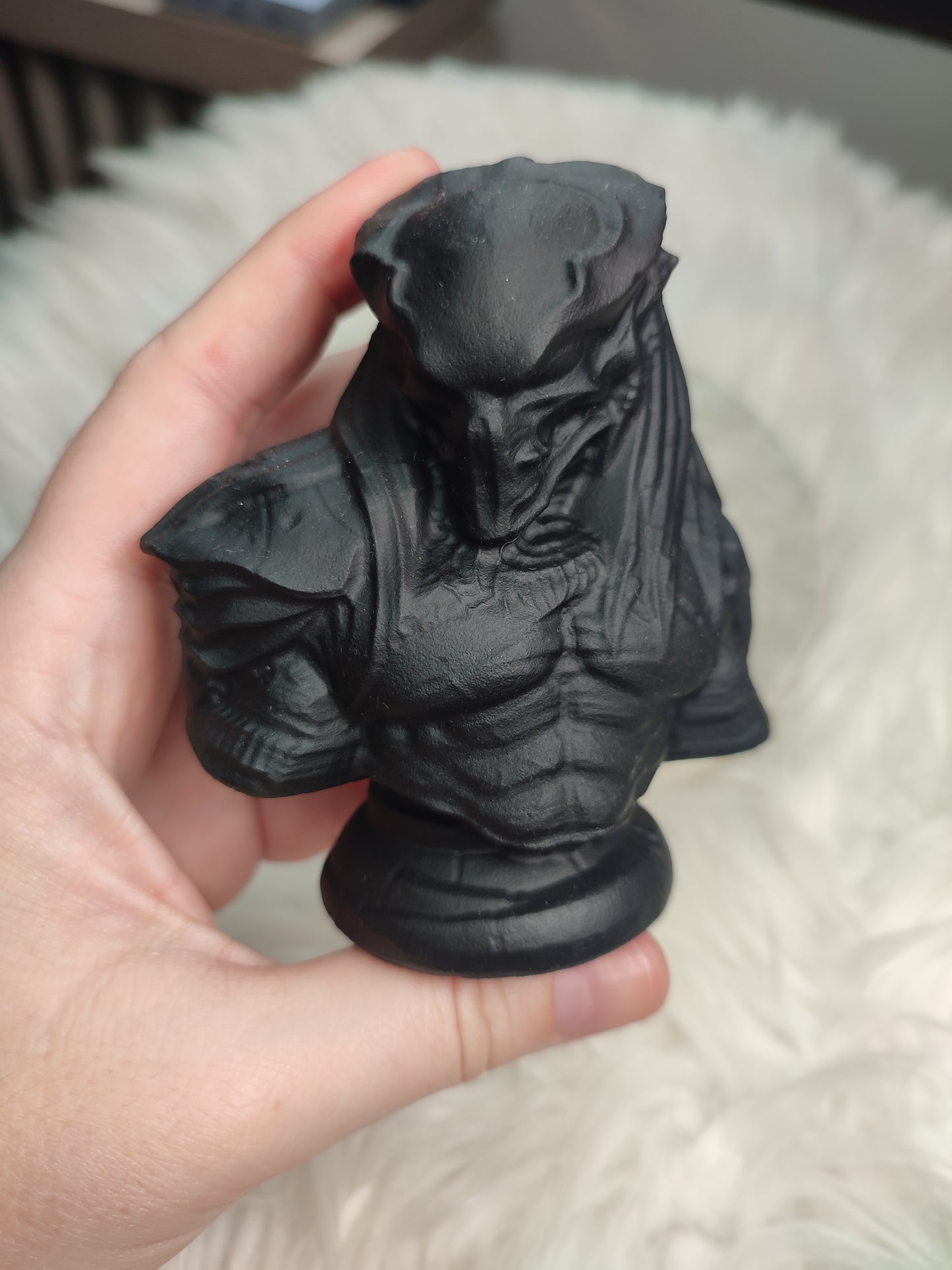 Predator en obsidiana negra acabo mate