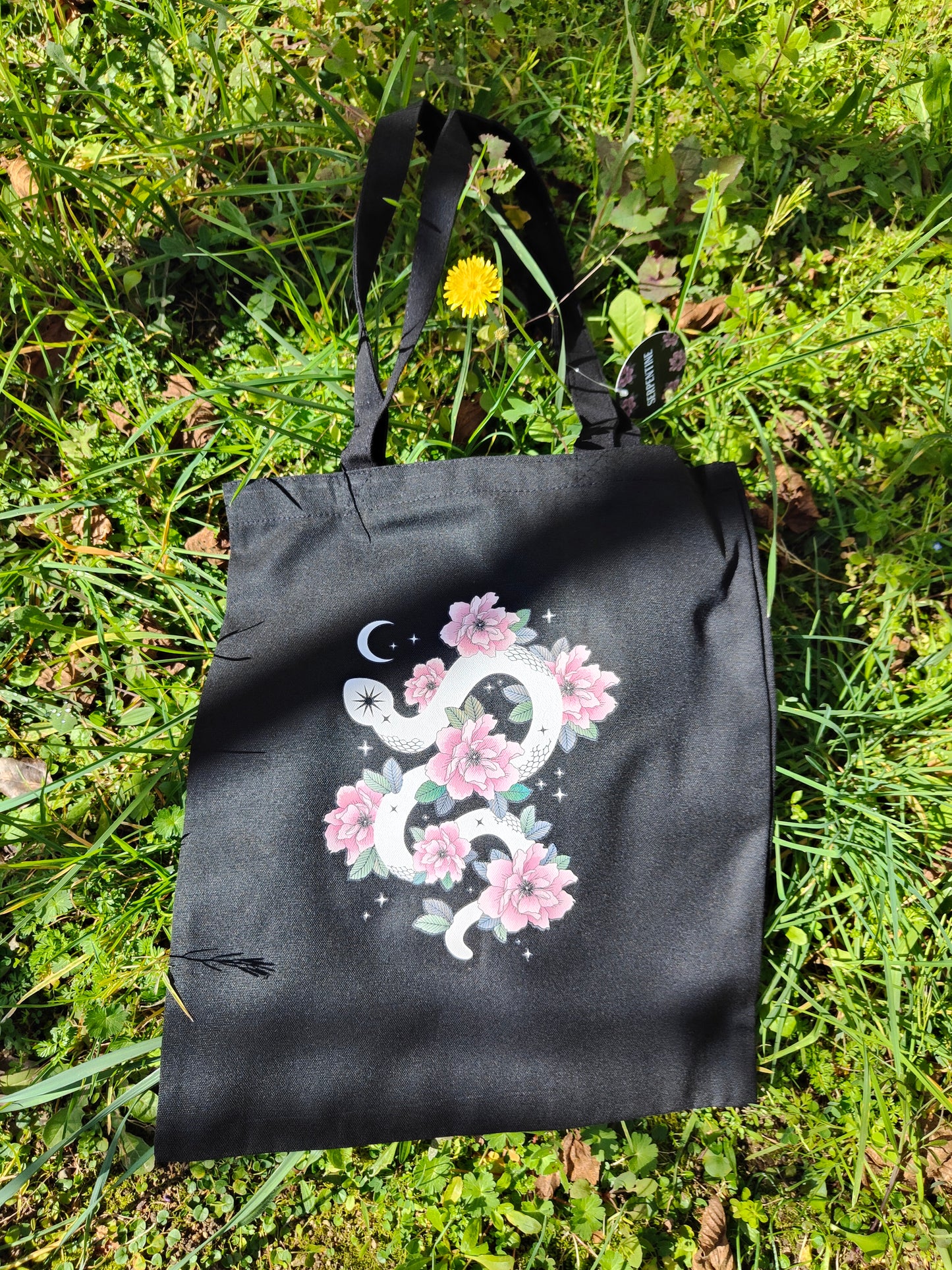 Tote Bag Serpiente Floral