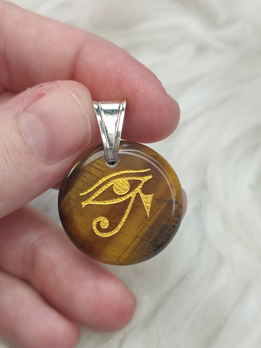 Colgante plata de ley 925 - ojo Ra