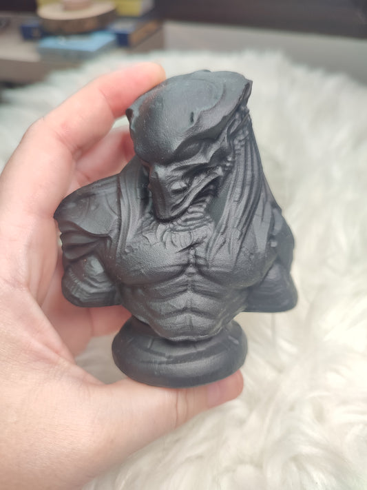 Predator en obsidiana negra acabo mate