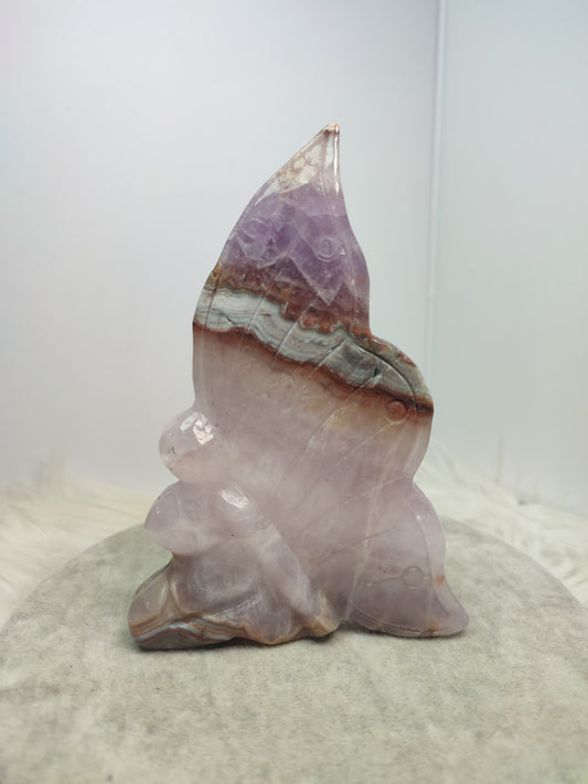 Hada tallada en amatista y Ágata 346 gramos