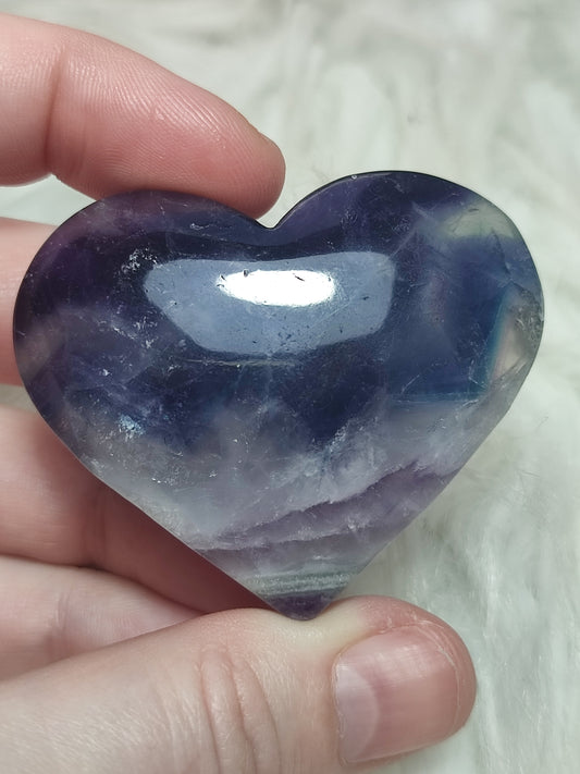 Corazón flúorita n°120