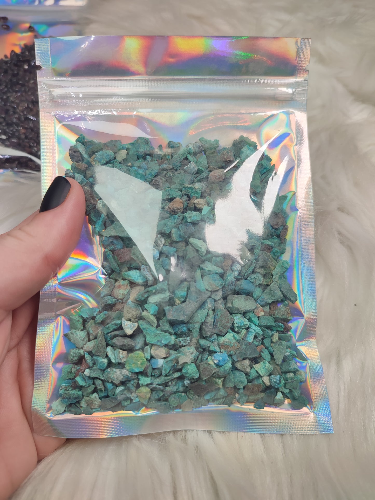 Pack chips, mini cuarzos y varitas de minerales varios modelos