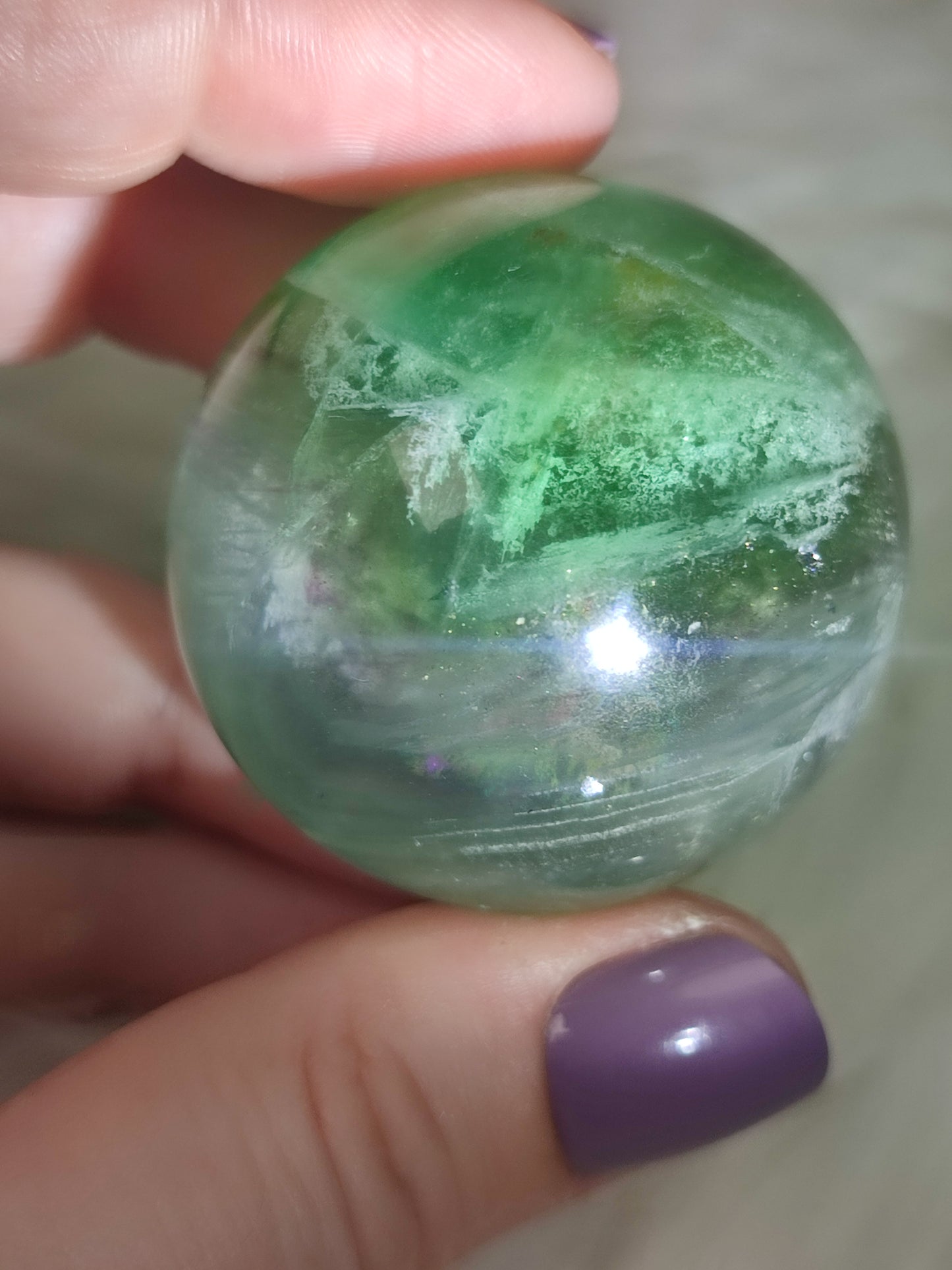 Esfera flúorita alta calidad n° 203 - VIDEO