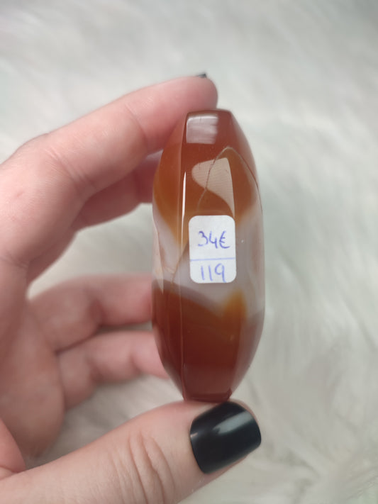 Rodado ágata Cornalina - N° 119