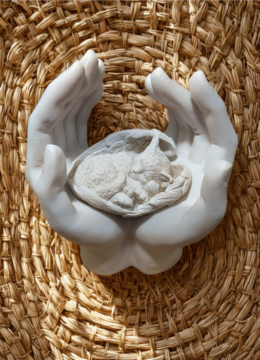 Tributo "Siempre Gatuno"- Escultura Gatito angelical