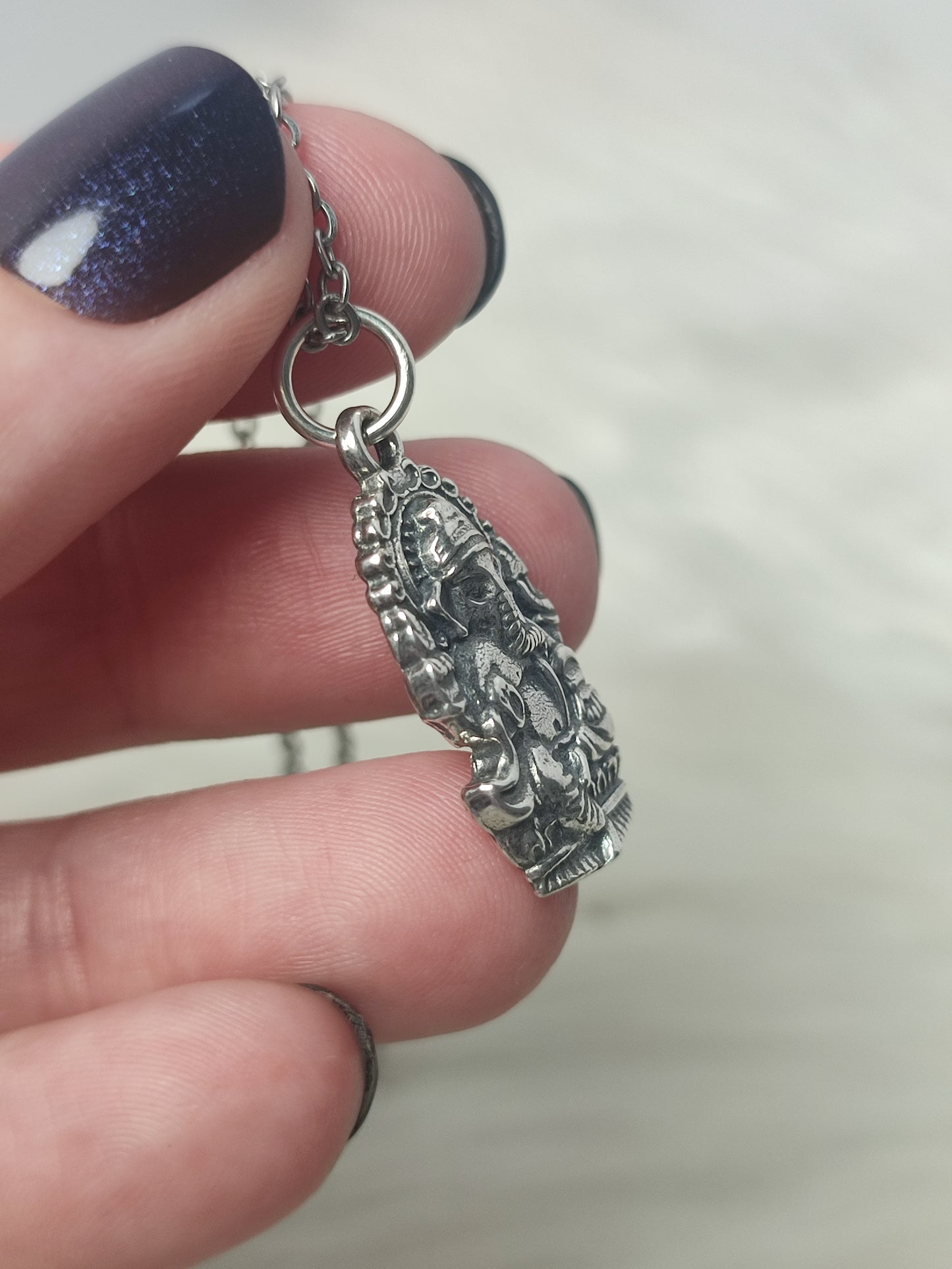 Colgante plata 925 Dios Ganesha