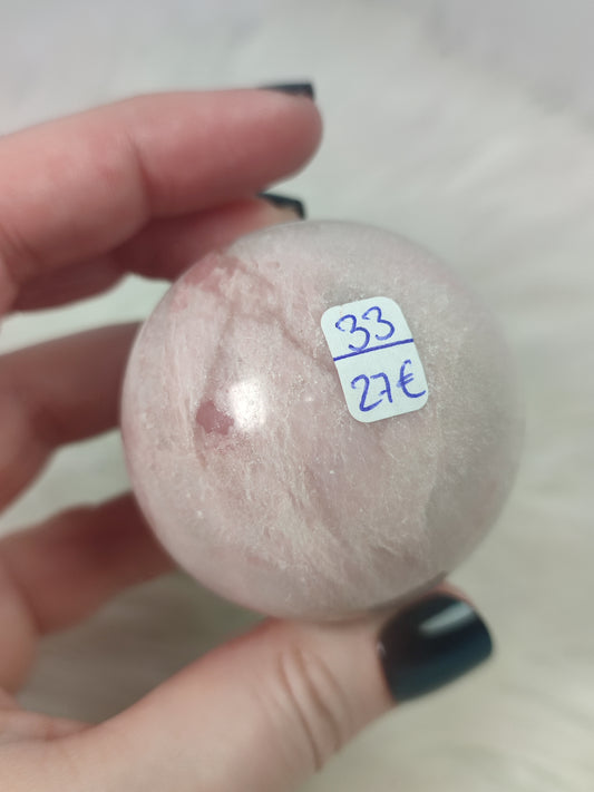 Esfera ópalo rosa - n° 33