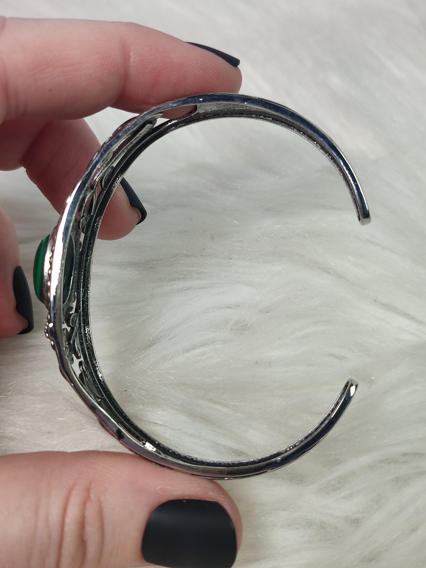 Brazalete ajustable con malaquita - n° 4