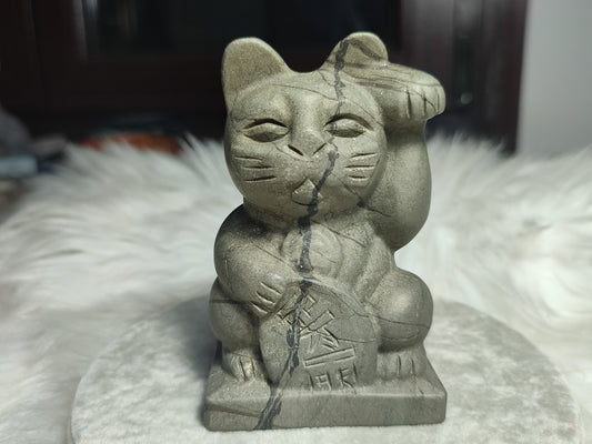 Gato maneki neko de pirita 697 gramos
